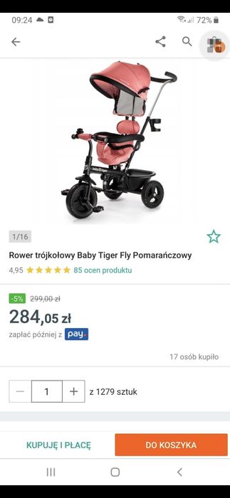 Rowerek trójkołowy