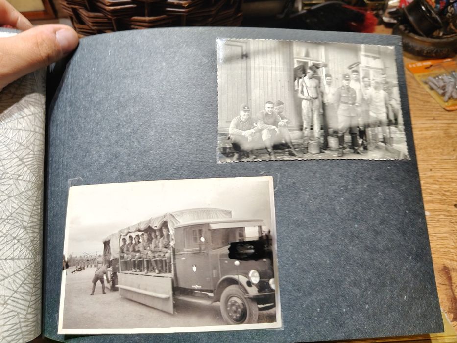 album  z zdjęciami niemieckimi żołnierzy Wermacht Wehrmacht