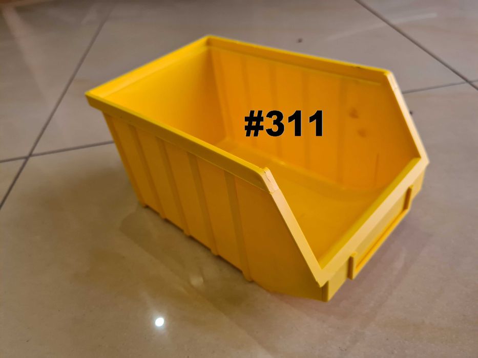 Skrzynki pojemniki plastikowe magazynowe kuwetay 24/14,5/13 SOLIDNA