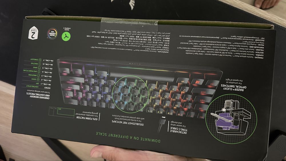 Teclado Razer Hunstman Mini 60%