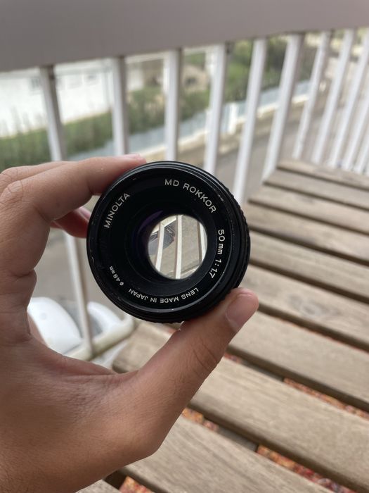 Minolta 50mm f/1.7 MD – Lente Vintage com Bokeh Fantástico