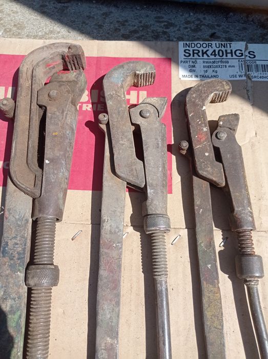 Ключ трубный газовый плашкодержатель