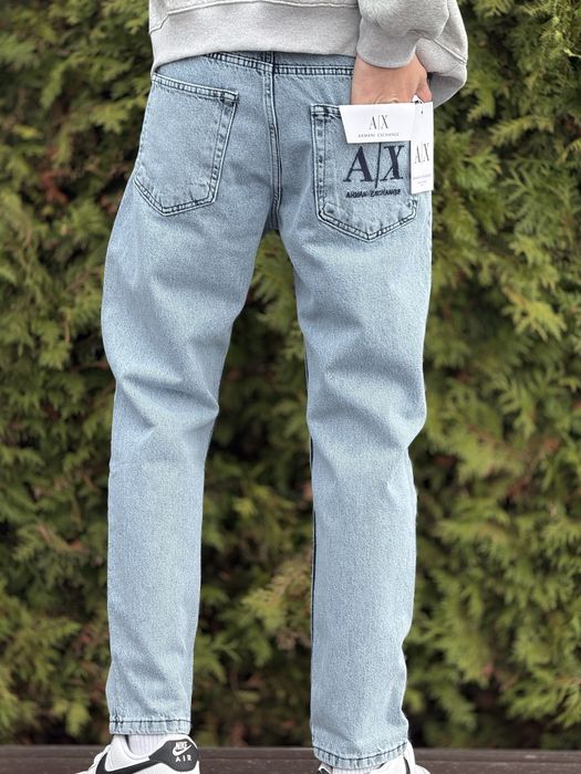 Джинсы Armani Exchange черные мужские джинси чоловічі Армани сірі