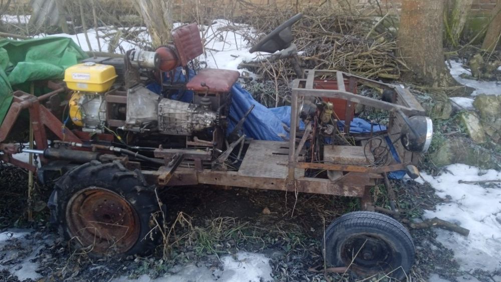 Мінітрактор саморобний