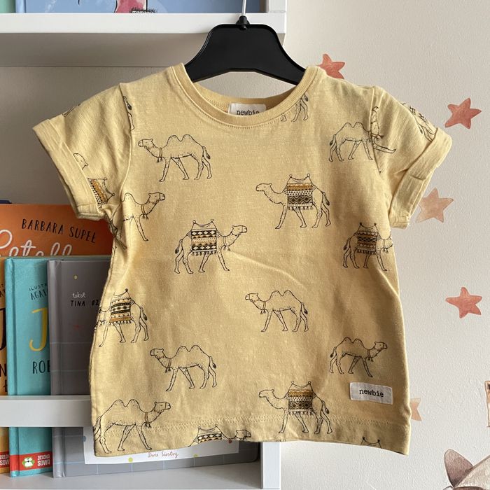 Newbie koszulka t-shirt bluzka wielbłądy 100% bawełna 68