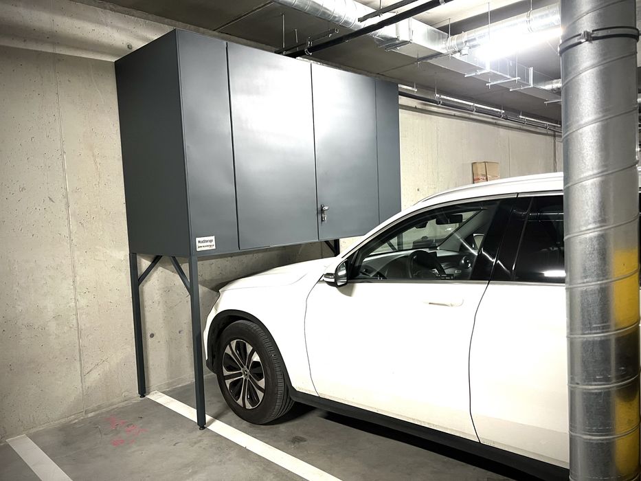 Szafa garażowa box boks garażowy z roletą na wymiar