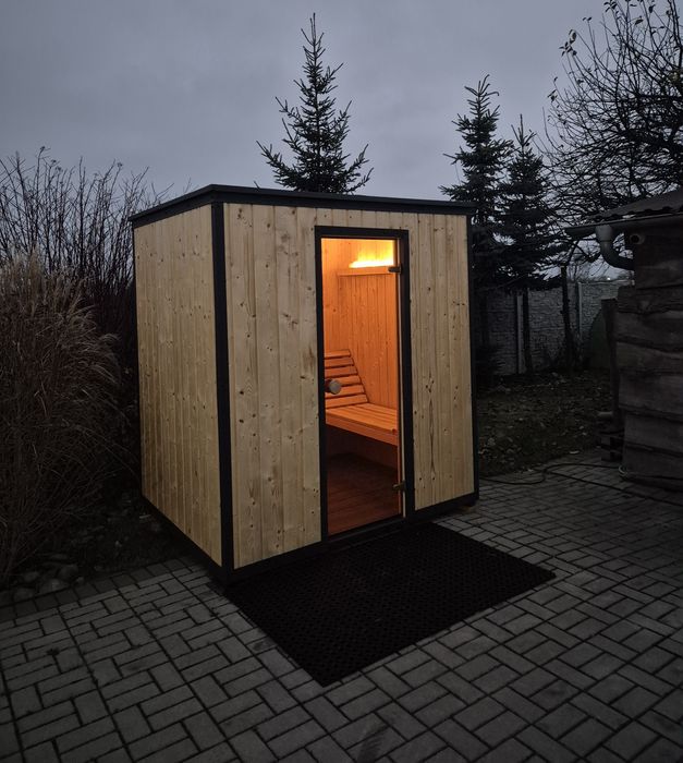 Sauna 4-osobowa, piec elektryczny 6kW