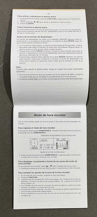 Manual Casio SF-6500SY SF-6700SY SF-6900SY