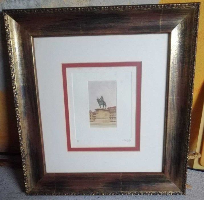 Quadro - Litografia assinada e numerada M. Castillo