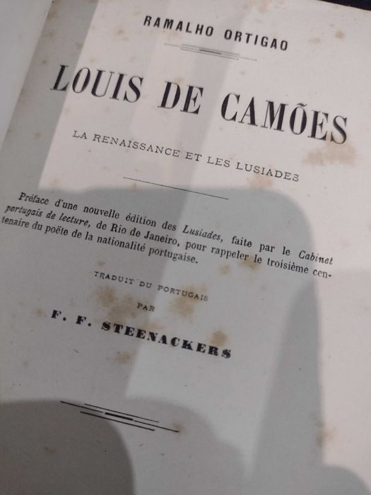 Louis de Camões 1880 "Ramalho Ortigão" 1ª Edição