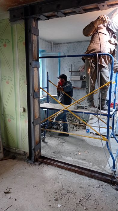 Резка бетонных стен