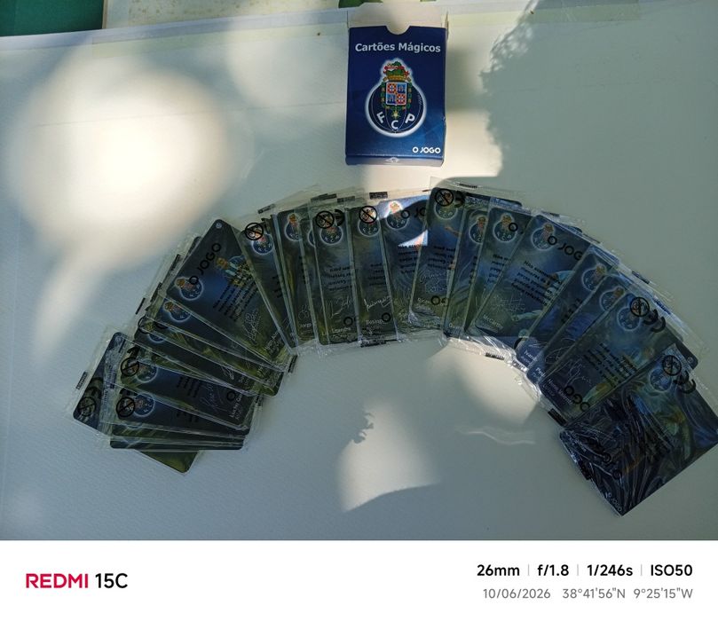 Cartões Mágicos de futebol Porto