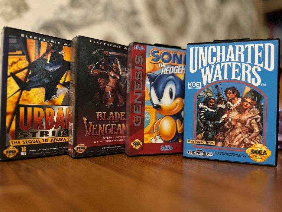 Нові Ігри в біг боксах для sega mega drive/genesis 32x