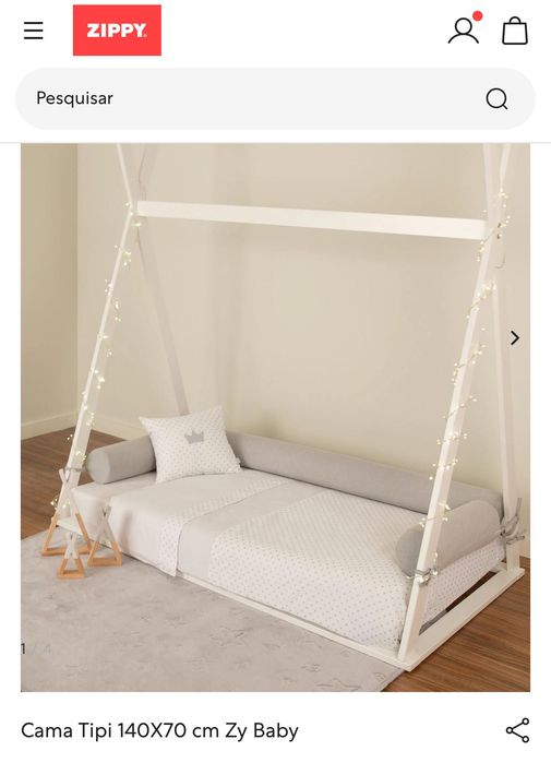 Cama tipi da zippy