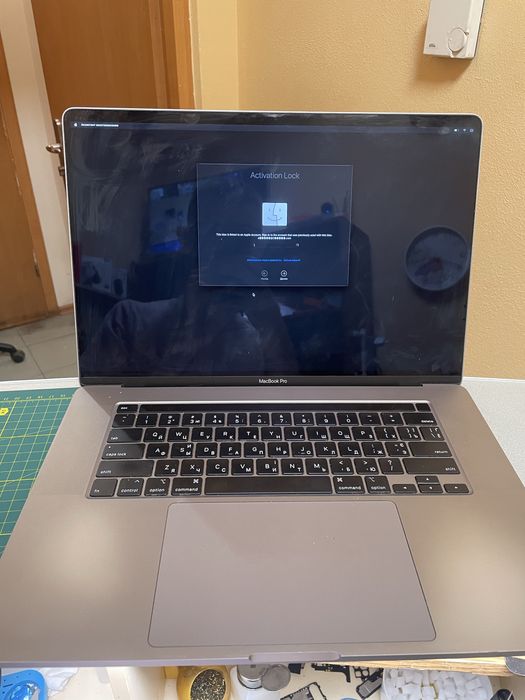 Macbook pro 2019  a2141 icloud