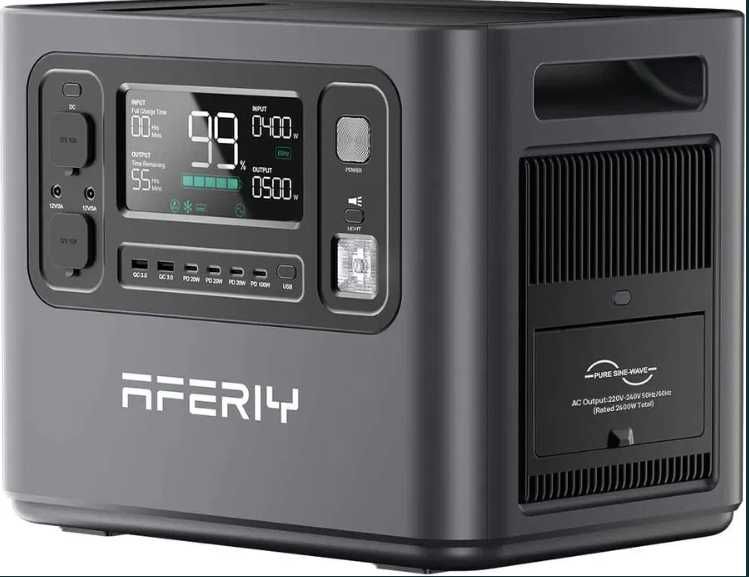 Зарядна станція AFERIY P210 2048Wh/2400W, wi-fi, EU версія