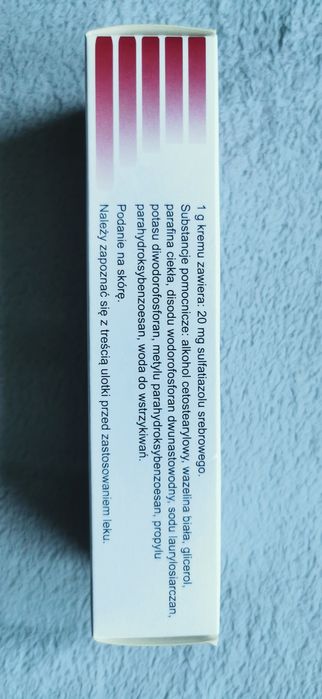 Krem antybakteryjny na oparzenia itp. 40g