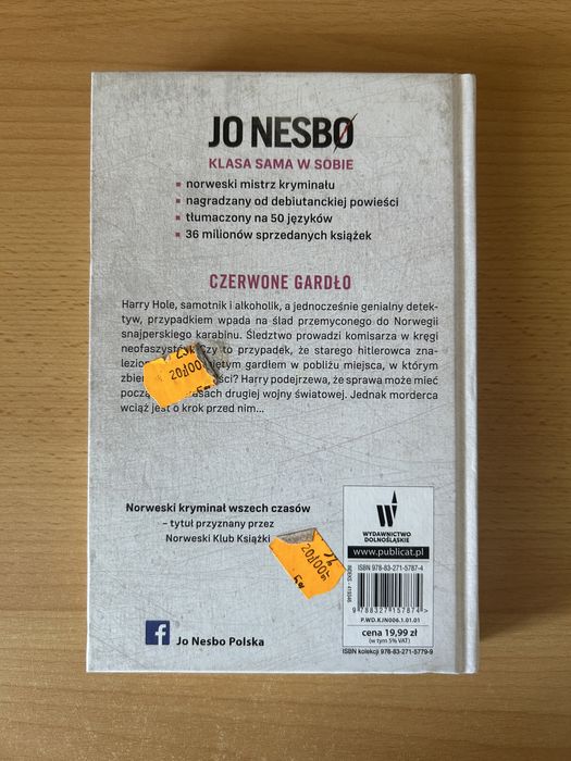 Jo Nesbo tom 5 Czerwone gardło
