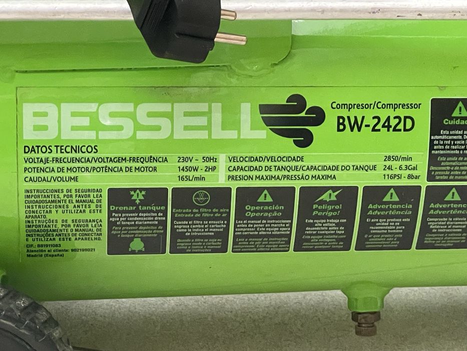 Compressor de Ar 24 Litros como novo