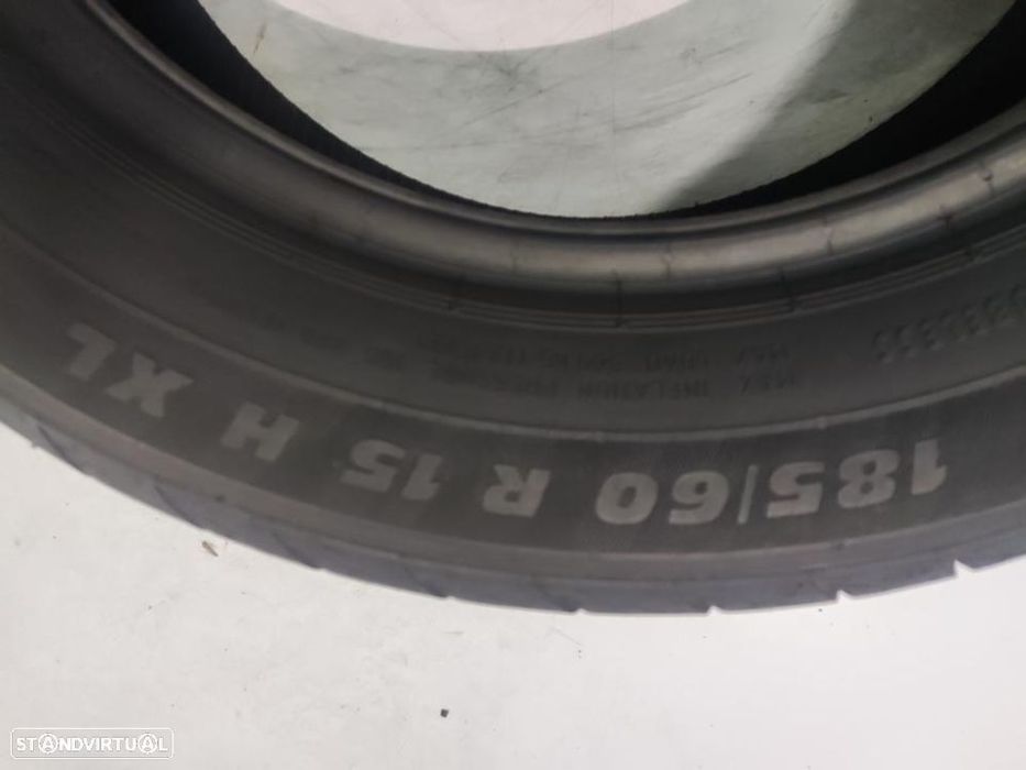 2 pneus semi novos 185-60r15  oferta dos portes