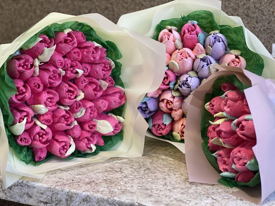 Зефірні квіти,букети,8 березня,8 марта,зефир,,подарунок,подарок,маме
