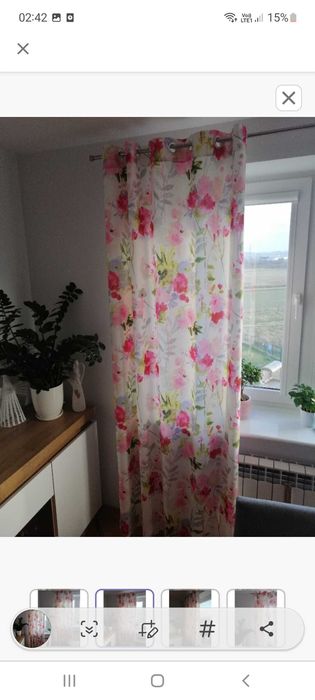 Zaslony w kwiatowy print