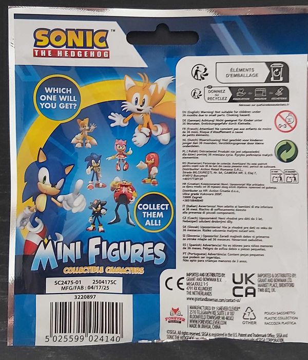 Figuras Sonic The Hedgehog Mini Figures Plastic Collection
