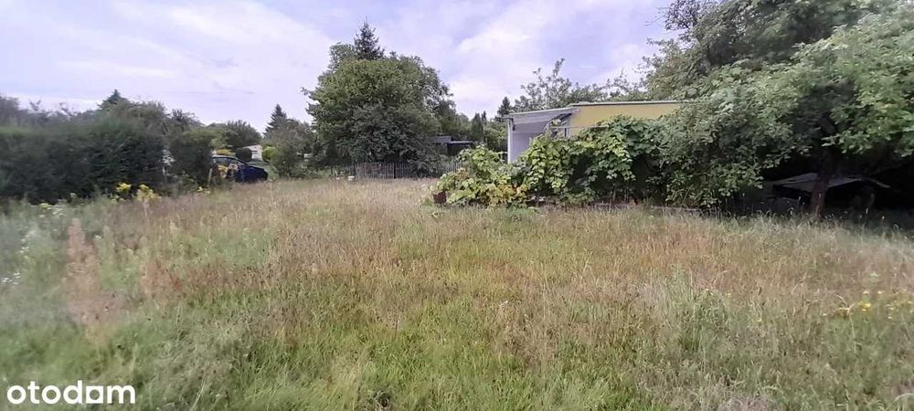 działka i murowany domek woda prąd szambo ROD Sawanna Ochla 500 m² - Widok 3