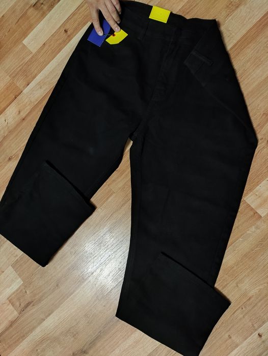 Nowe czarne jeansy męskie XXL