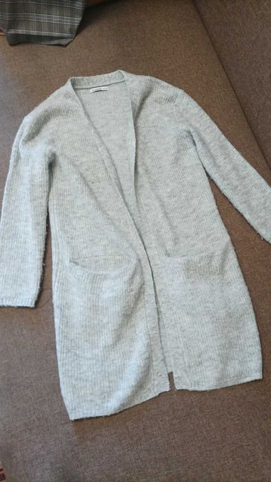 Теплый длинный кардиган для девочки Reserved р.134-140