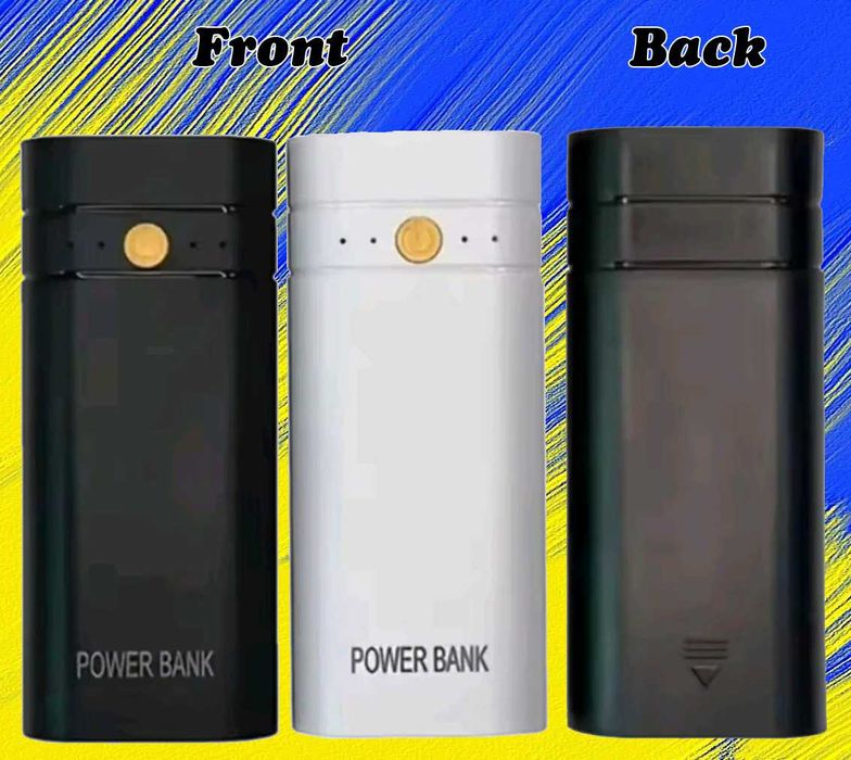 Якісний корпус павербанка PowerBank, під 1 або 2 акумулярори 18650