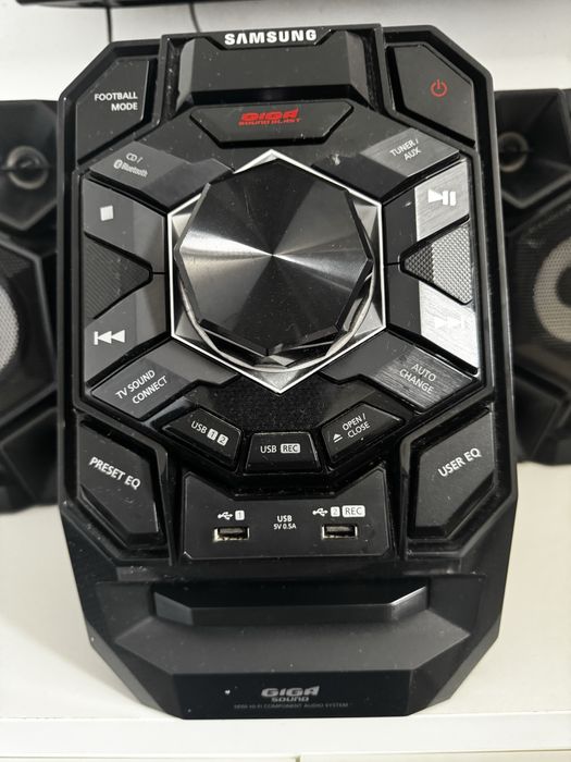 Radio Samsung Giga Sound Blast com 2 colunas - Bluetooth, USB, CD64584560825987122
