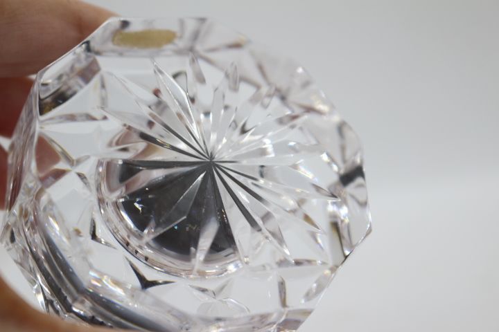 Relógio de Mesa Hexagonal em Cristal Atlantis Vista Alegre