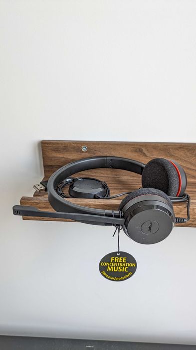 Jabra Evolve 20 - Auscultadores USB com Microfone para Teletrabalho