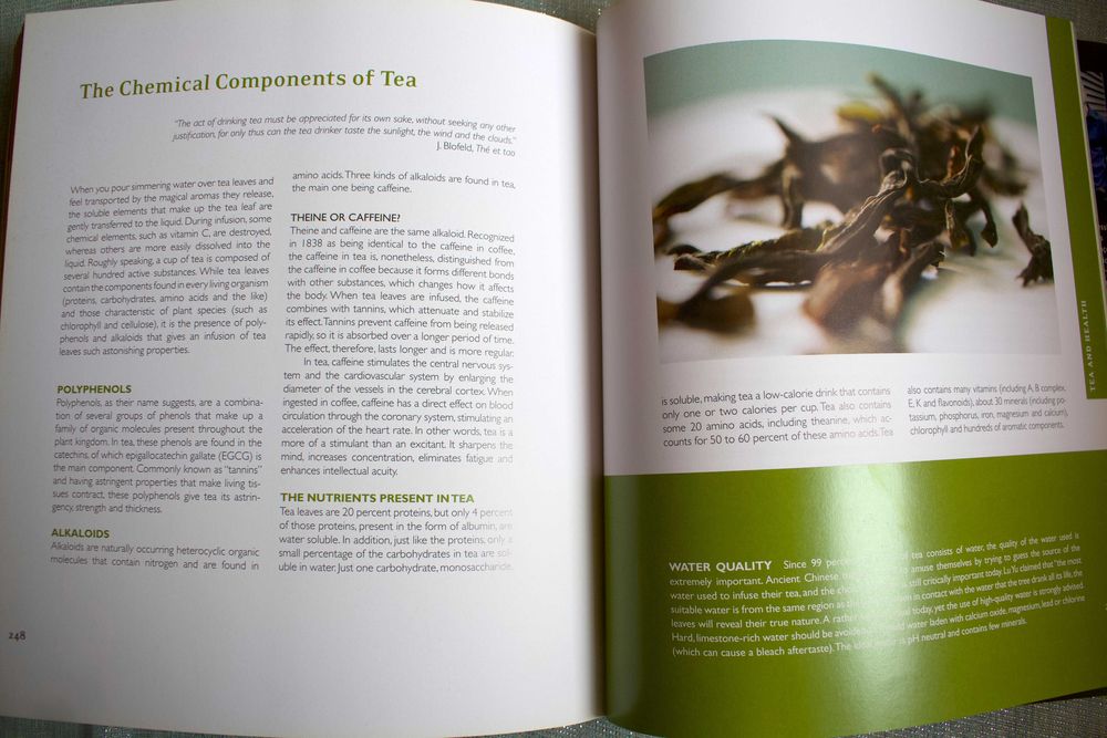 Livro sobre Chá em Inglês, de muita qualidade