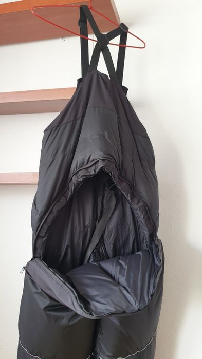 Wyprawowe spodnie puchowe North Face r. S