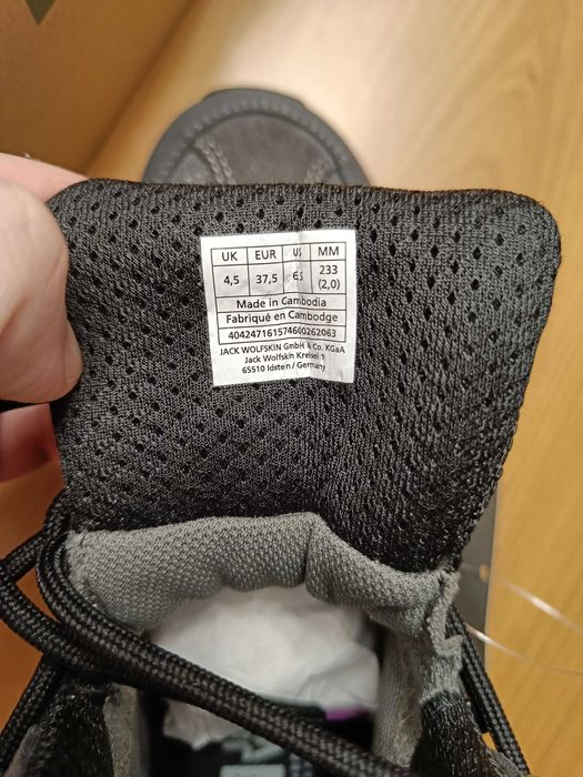 Jack Wolfskin Damskie Buty Outdoorowe Vojo 3 Texapore Mid W Dark Steel