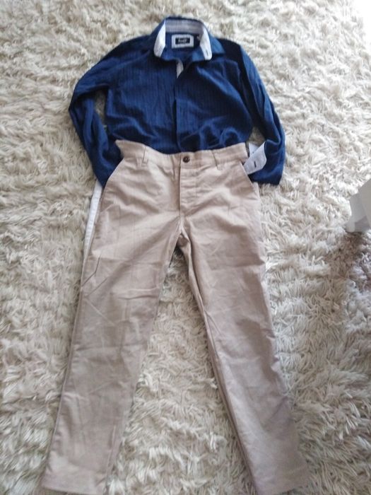 spodnie chinosy asos lampas eleganckie