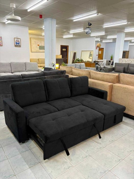 Novo sofa preto em DESCONTO