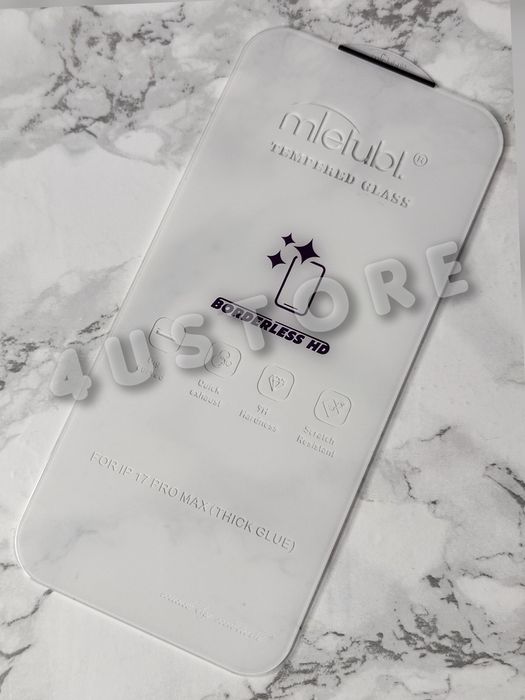 Защитное стекло без рамок на iPhone 17 Pro безрамочное захисне скло