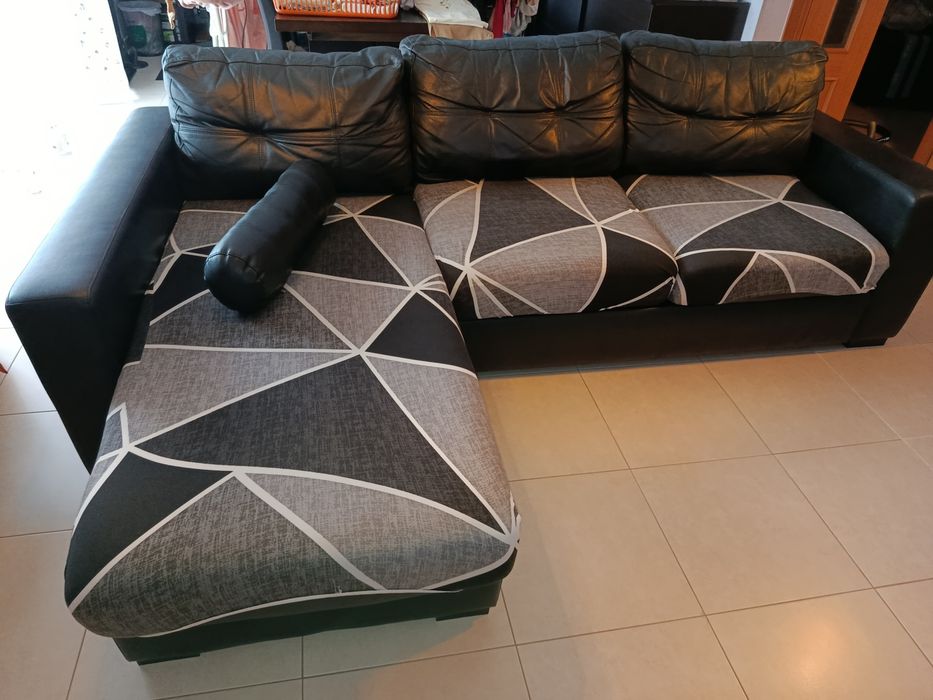 Sofá chaise longue com cama