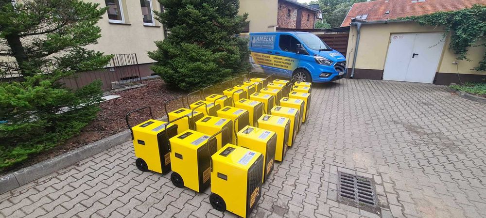 WYNAJEM Osuszacz powietrza Osuszanie po tynkach wylewkach zalaniu
