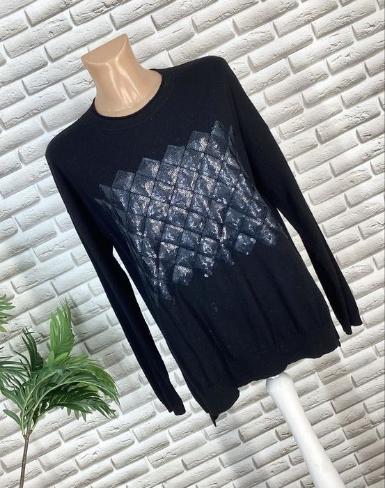 Karen Millen czarny sweter 51% wool