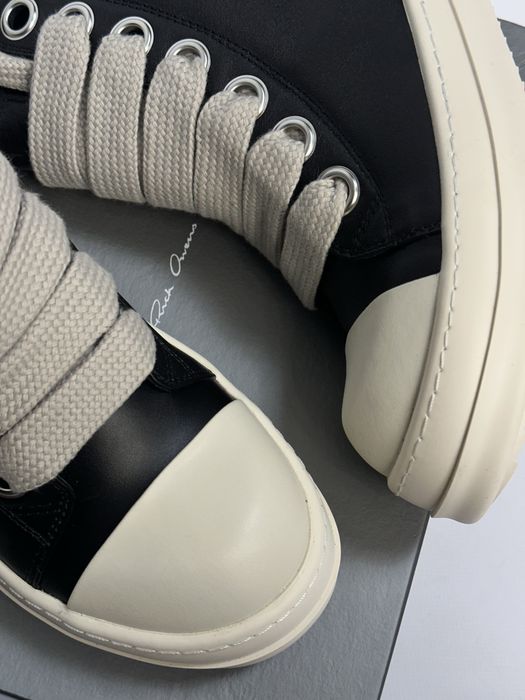 Rick Owens Ramones Leather Jumbo Lace Opium Archive кеды кеди кросівки