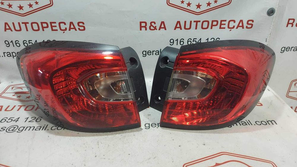 Farolins Farolim Trás Esquerdo Direito Renault Captur MK1 2015 Original