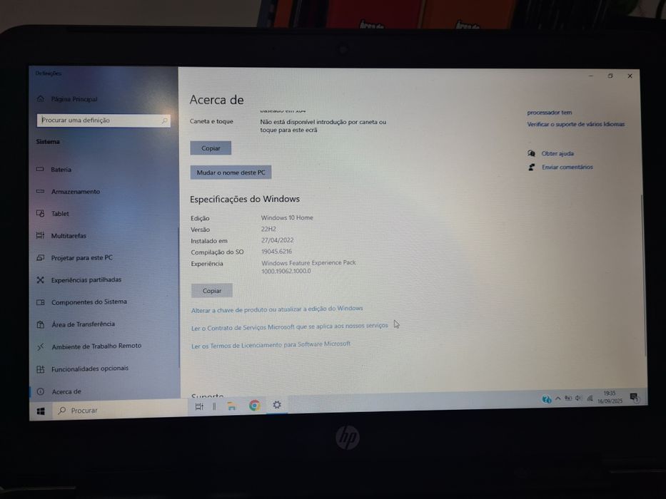Computador portátil HP