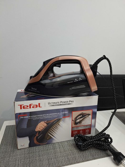 Żelazko parowe TEFAL Ultimate Power Pro FV9E50E0 z  generatorem pary
