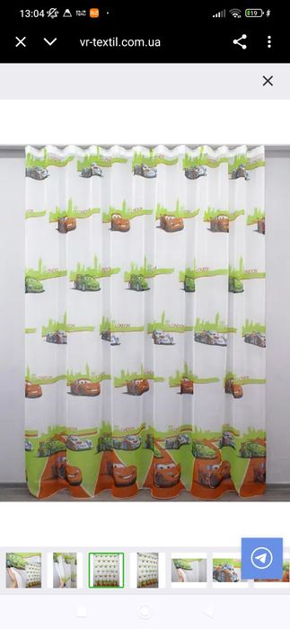 Тюль у дитячу кімнату