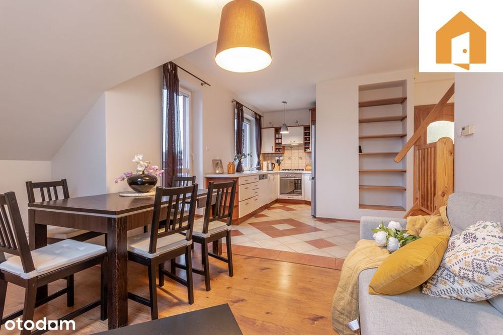 3 pokoje + antresola | 64,48 m2 | balkon
