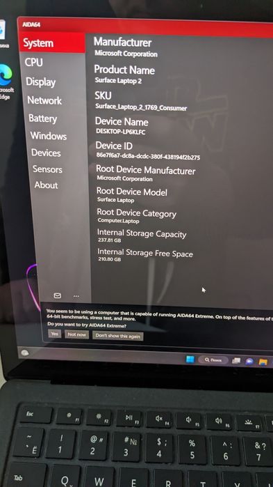 Hoyтбук/Ультрабук Microsoft Surface Laptop 2 i5-8250u 8gb/128gb